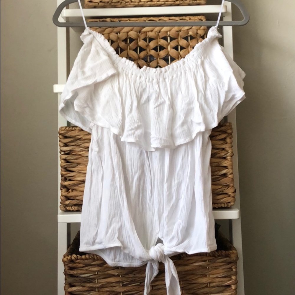 Express off the shoulder blouse / peasant top